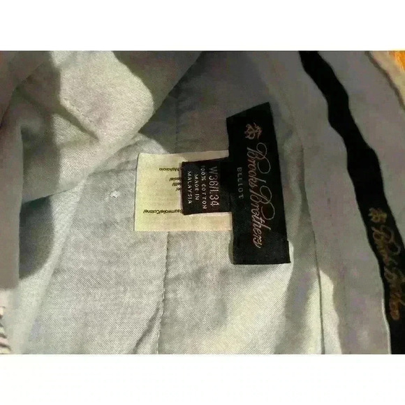 Brooks Brothers Elliot Pinstriped/Seersucker Pleated pants - Picture 4 of 12